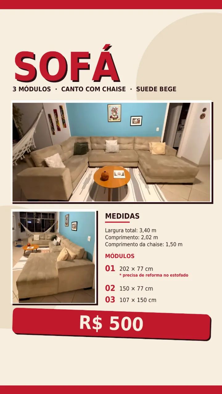 SOFÁ 6 LUGARES - Foto 3