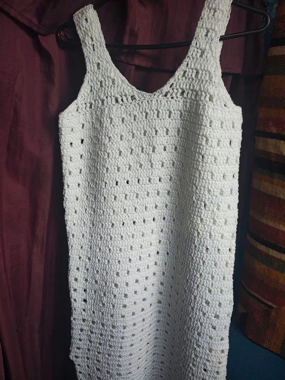 Vestido de Crochê Branco - Foto 3