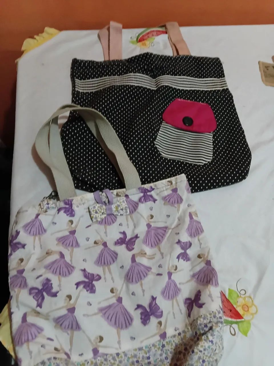 Lote bolsas tecido.  - Foto 3