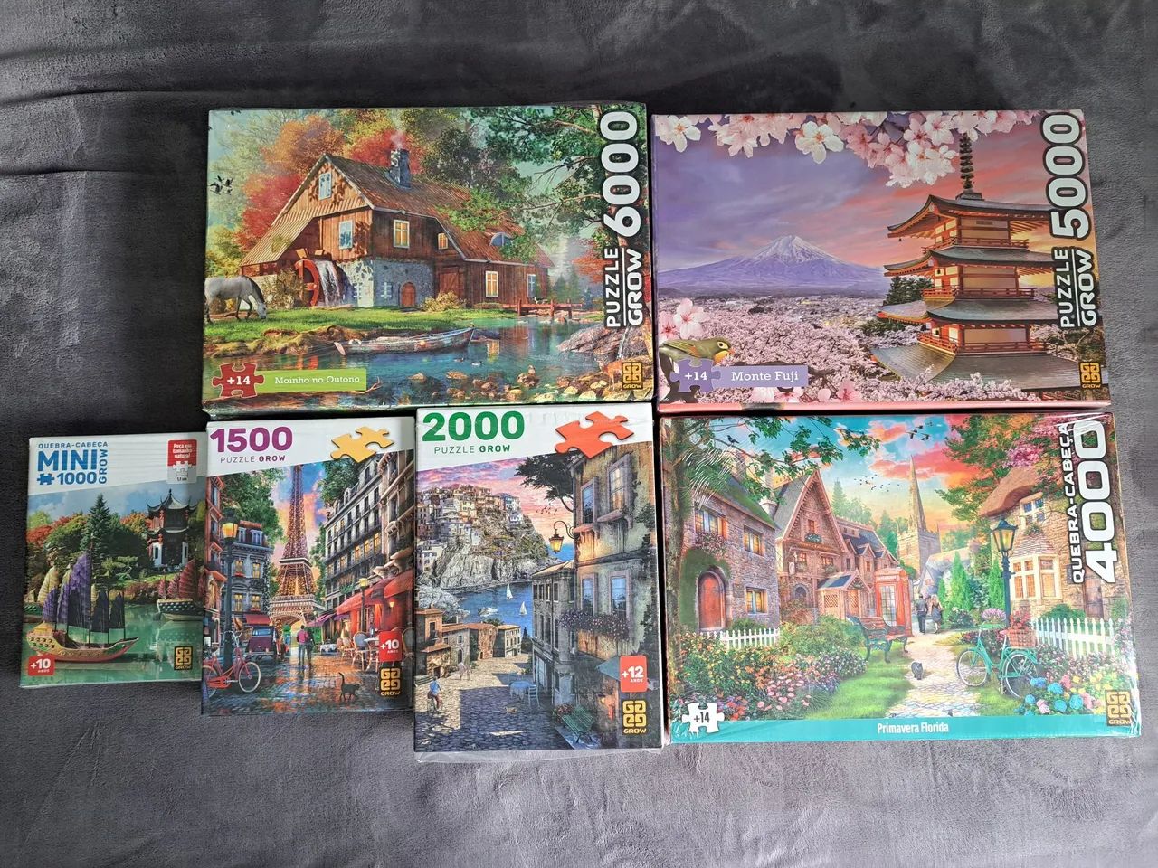 Lote 6 quebra cabeça