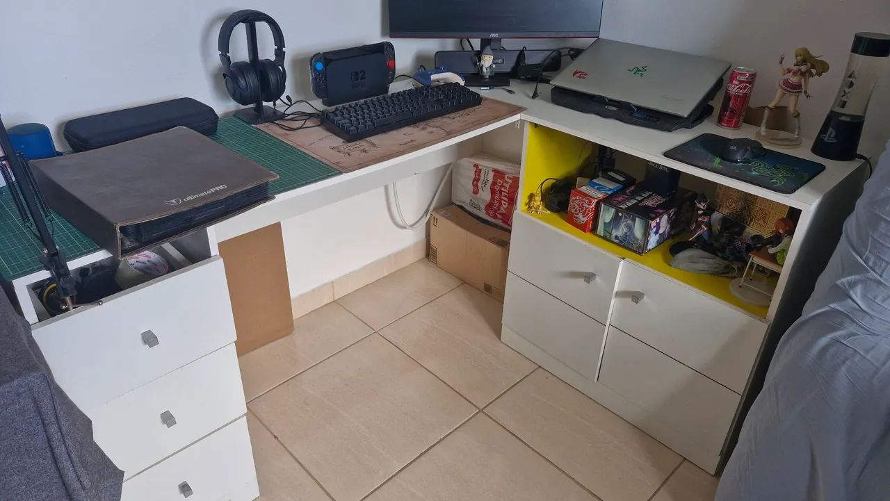 Mesa de escritório em L - Foto 2