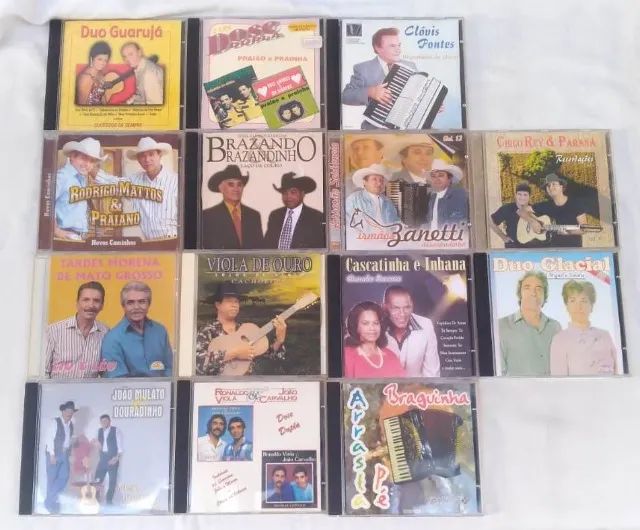 Lote 30 Cds Sertanejo Raiz Modas E Forro Originais Raridades Colecao Fechada - Foto 4