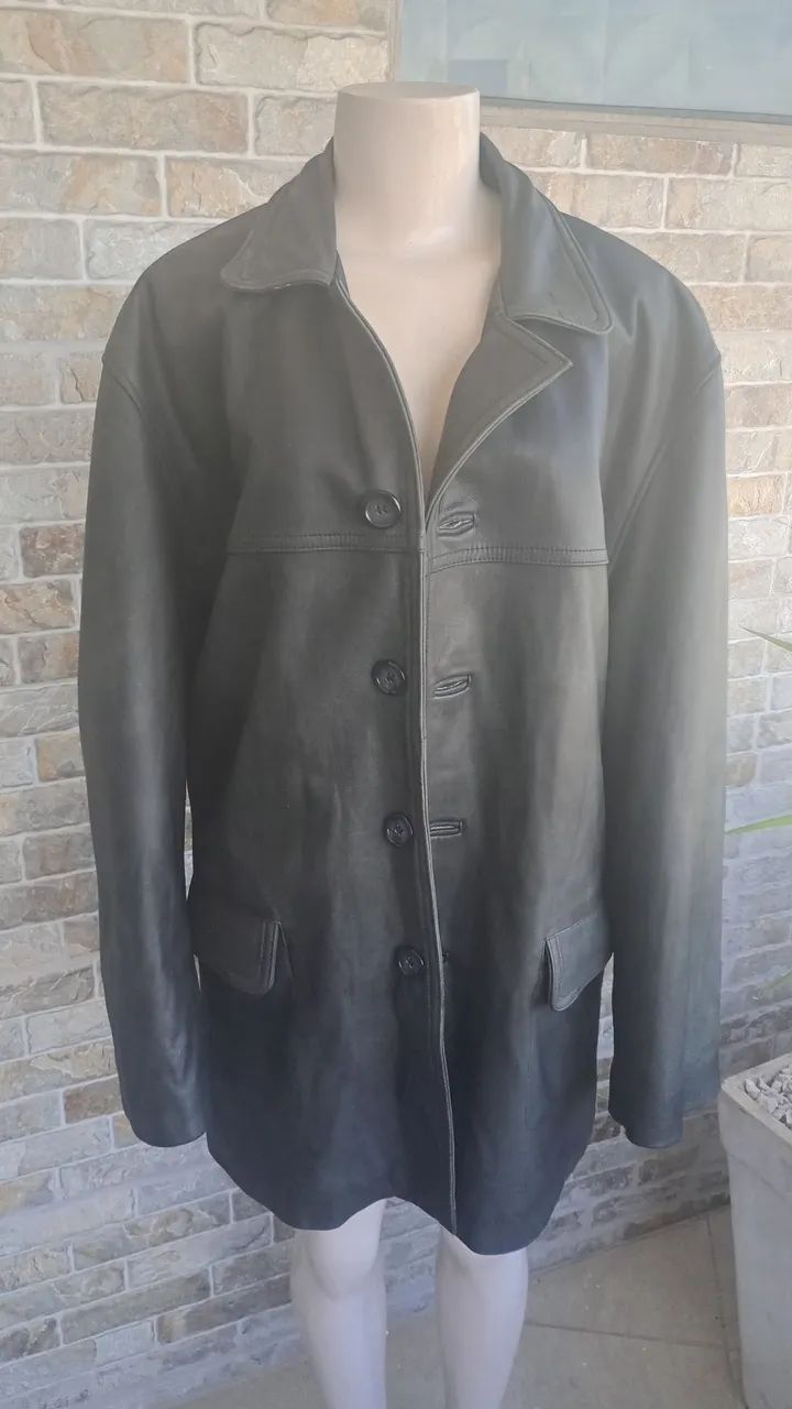 casaco de couro American Leathers.
