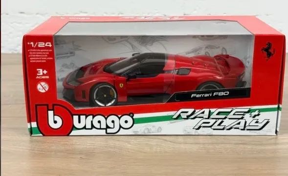 Vendo Ferrari F80 1:24 Bburago Vermelho - Foto 4