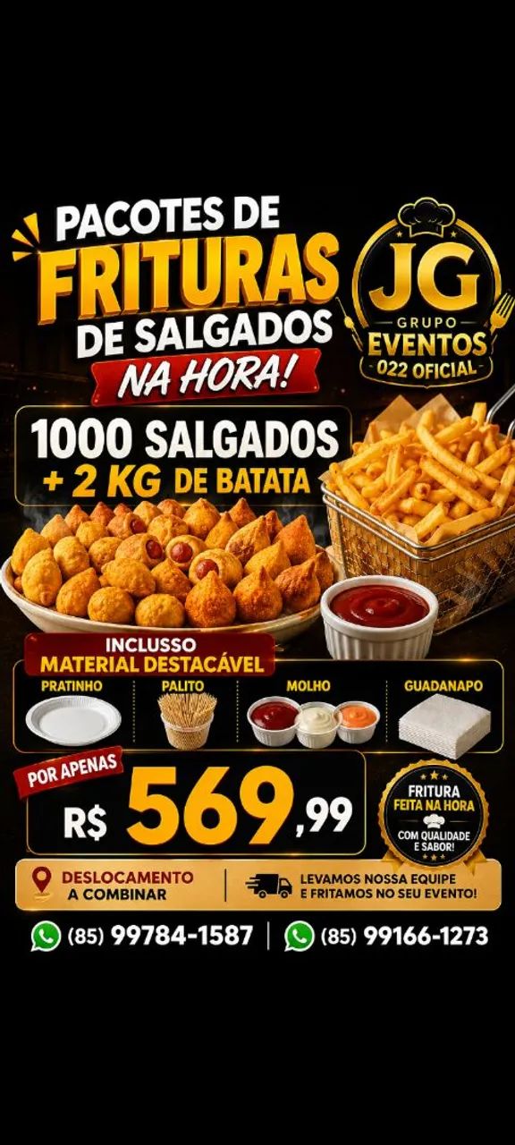 Pacotes de frituras de salgados no local  - Foto 2