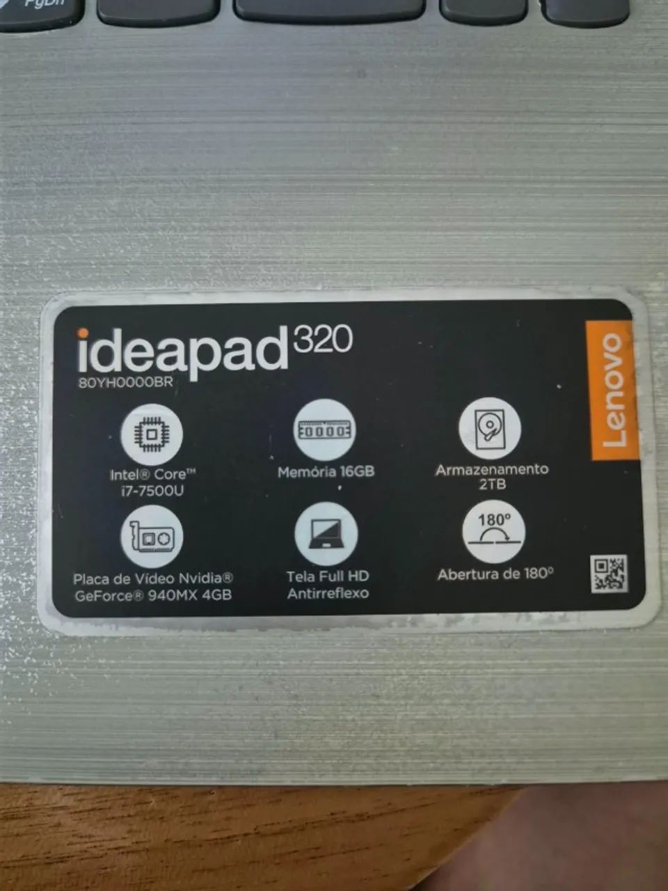 Notebook Acer Ideapad 320 I7 /16GB RAM / 1.4TB  - Foto 2