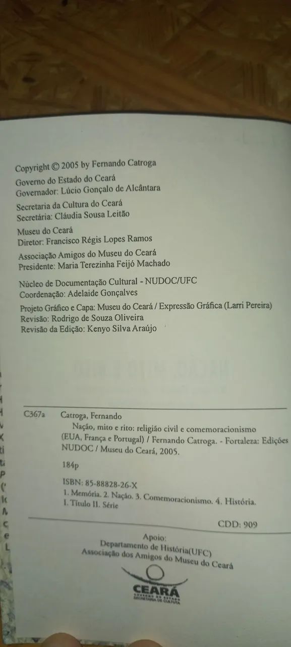 Livro Nação, Mito e Rito - Foto 2