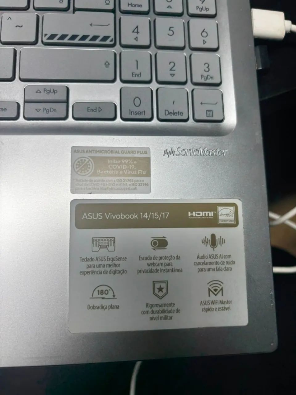 Notebook ASUS Vivobook i5 8gb ram 256gb ssd - Foto 2