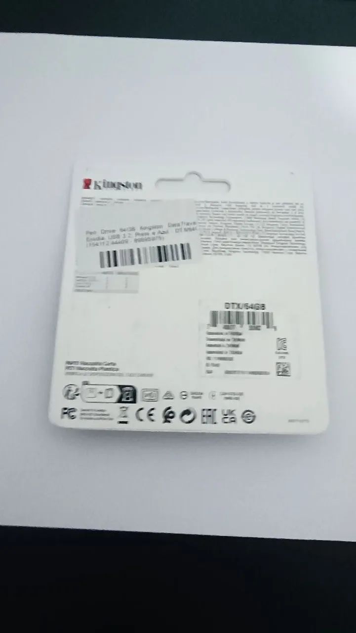 Pendrive Kingston 64gb - lacrado - Foto 2