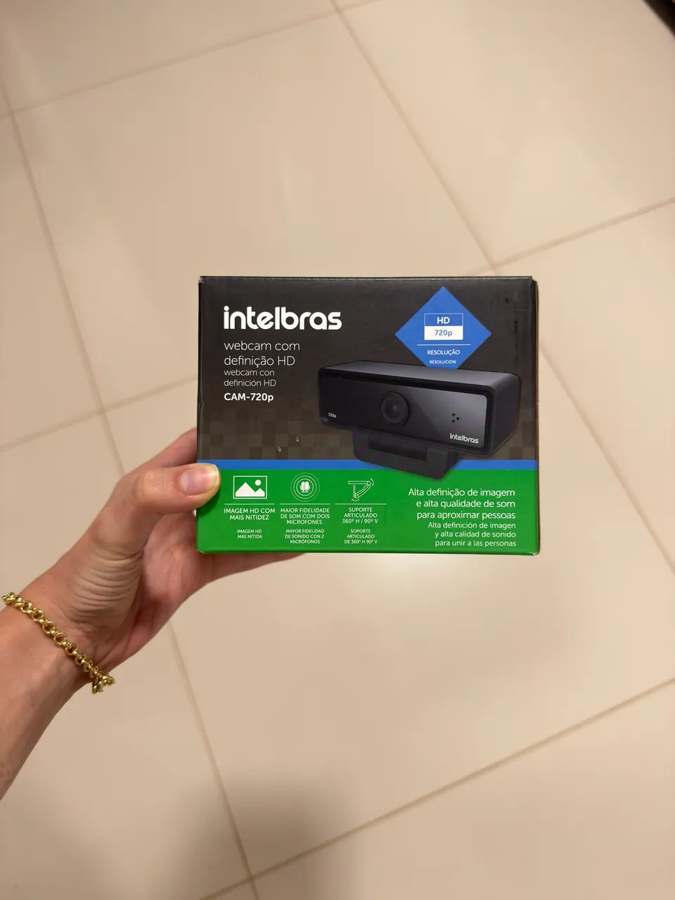 Webcam USB Cam-720P INTELBRAS - Foto 3
