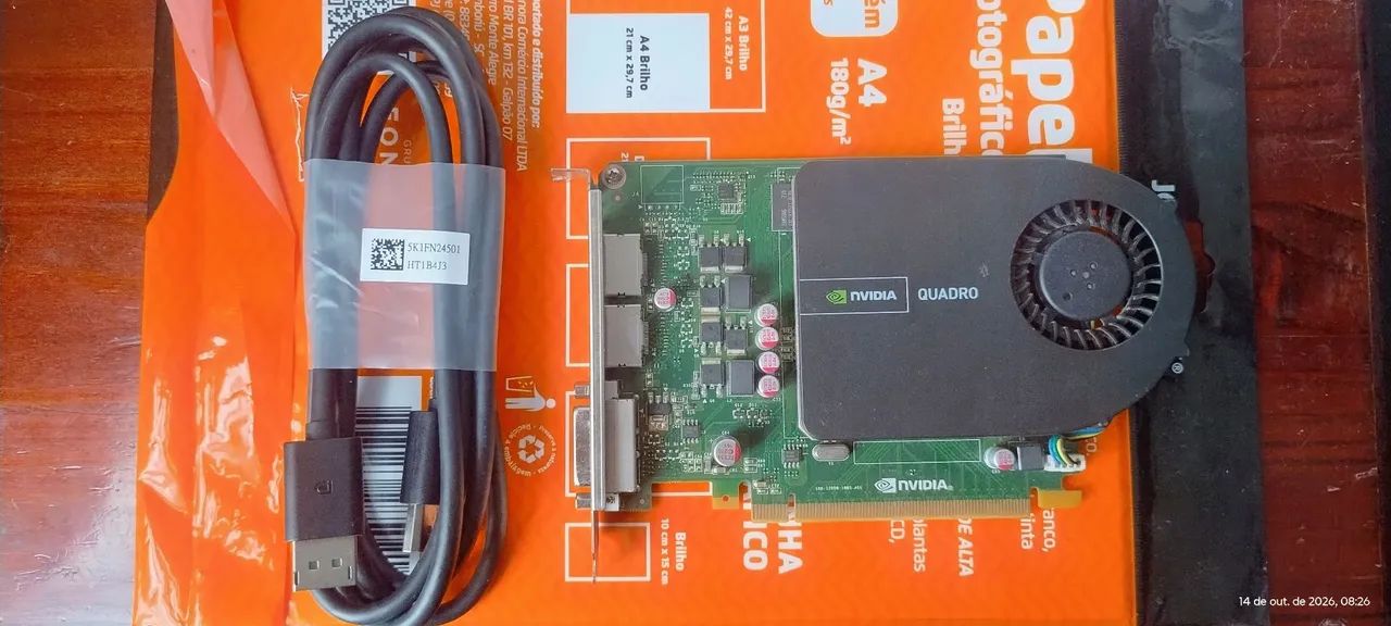 Placa de vídeo NVidia quadro 2000