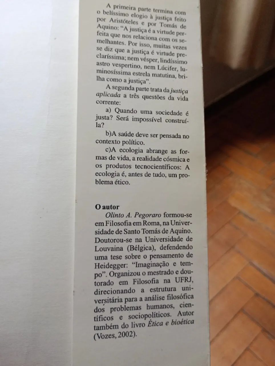 ética é justiça olinto pegoraro - Foto 5