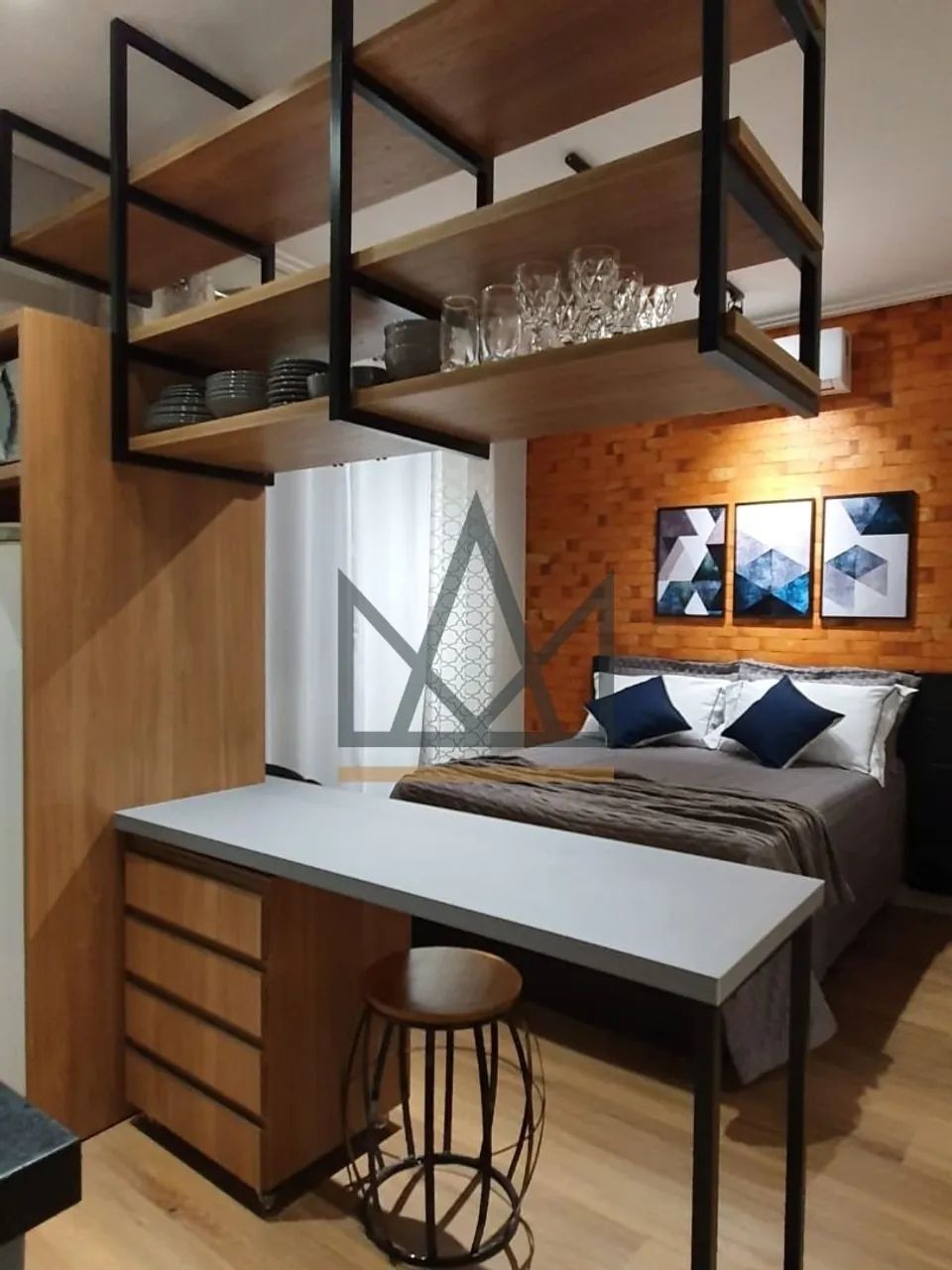 Apartamento tipo estúdio no Centro de Florianópolis para Locação
