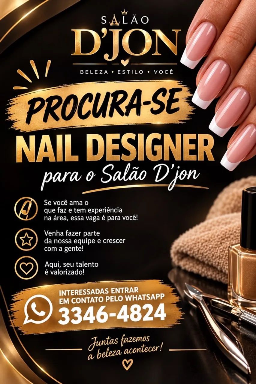 Vaga para Nail design 
