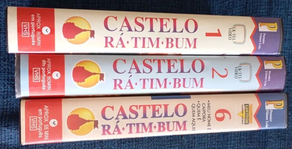 3 VHS Coleção Castelo Rá Tim Bum Volumes 1, 2 E 6 - Foto 3