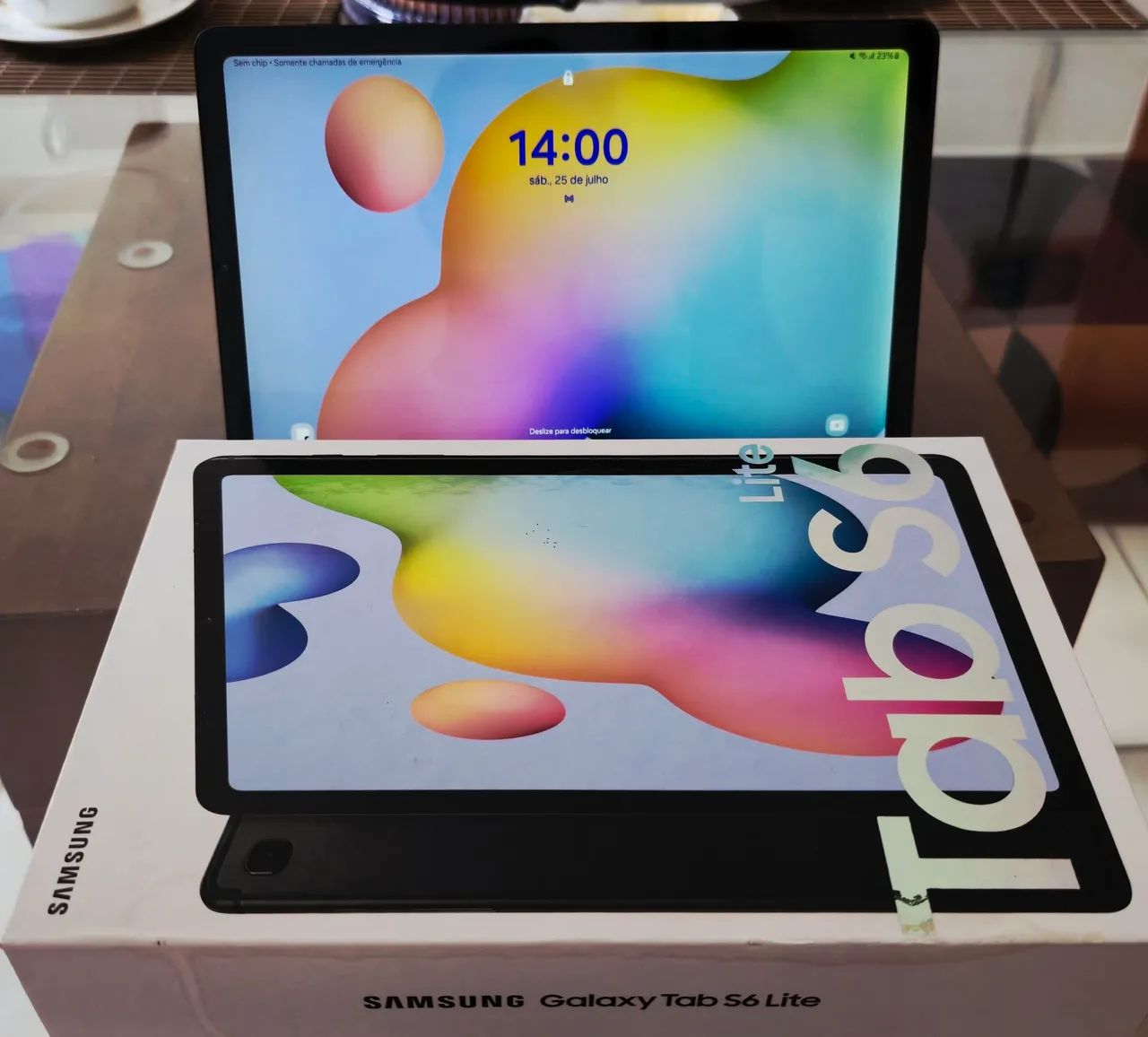 Samsung Galaxy Tab S6 Lite 128GB + S Pen + Capa | Chip e MicroSD