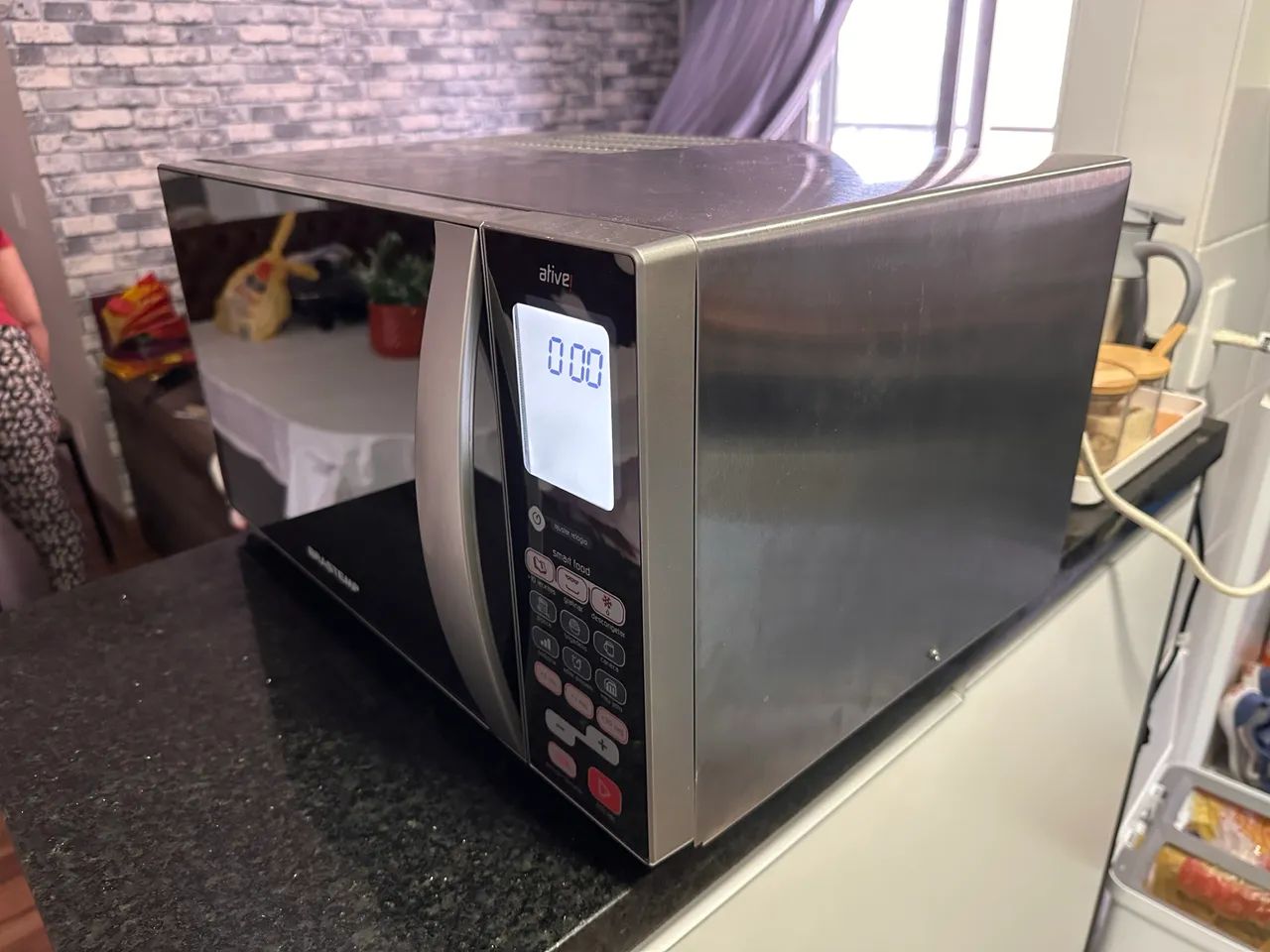 Microondas Brastemp Grill 127 V - Foto 2