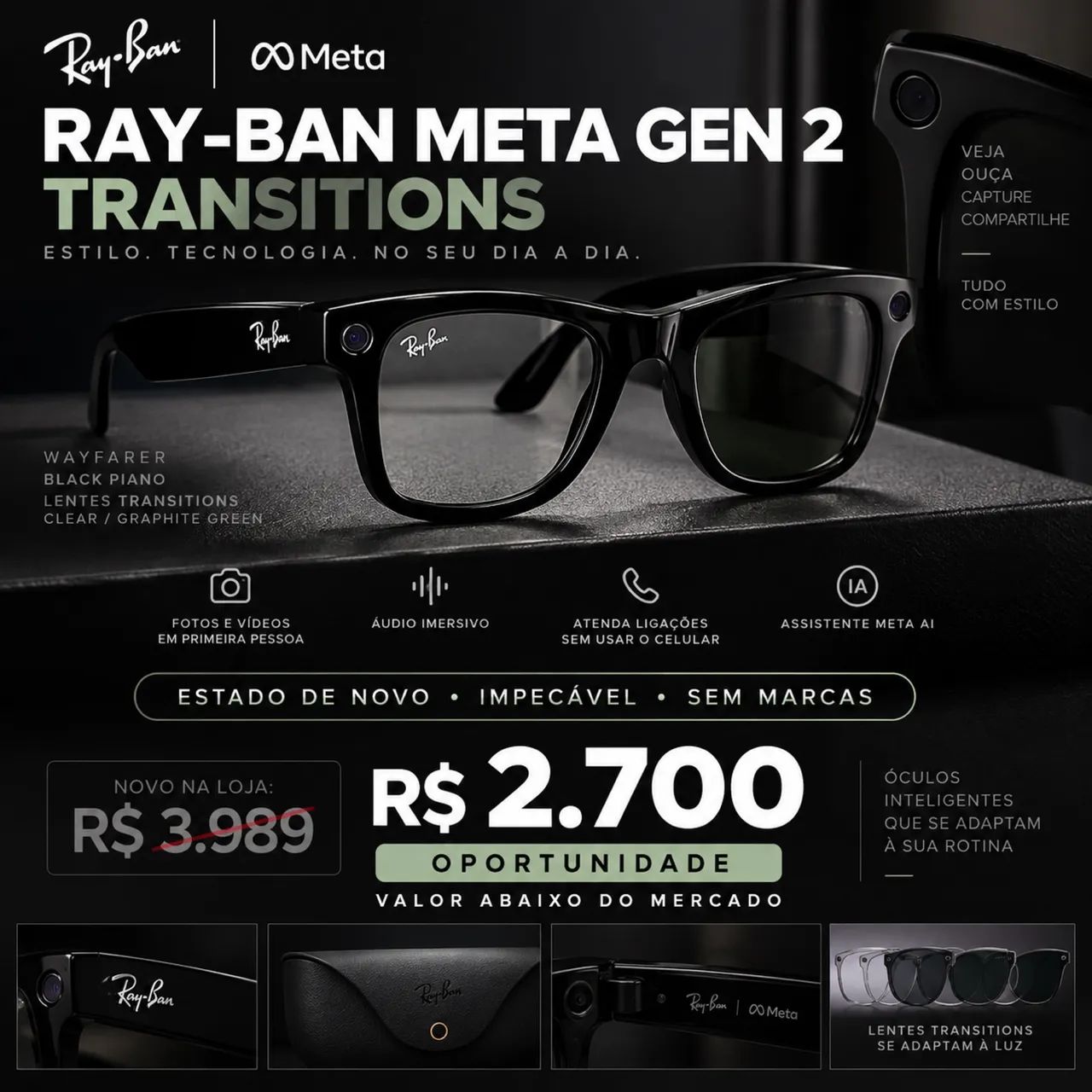 RAY-BAN META 2 TRANSITIONS