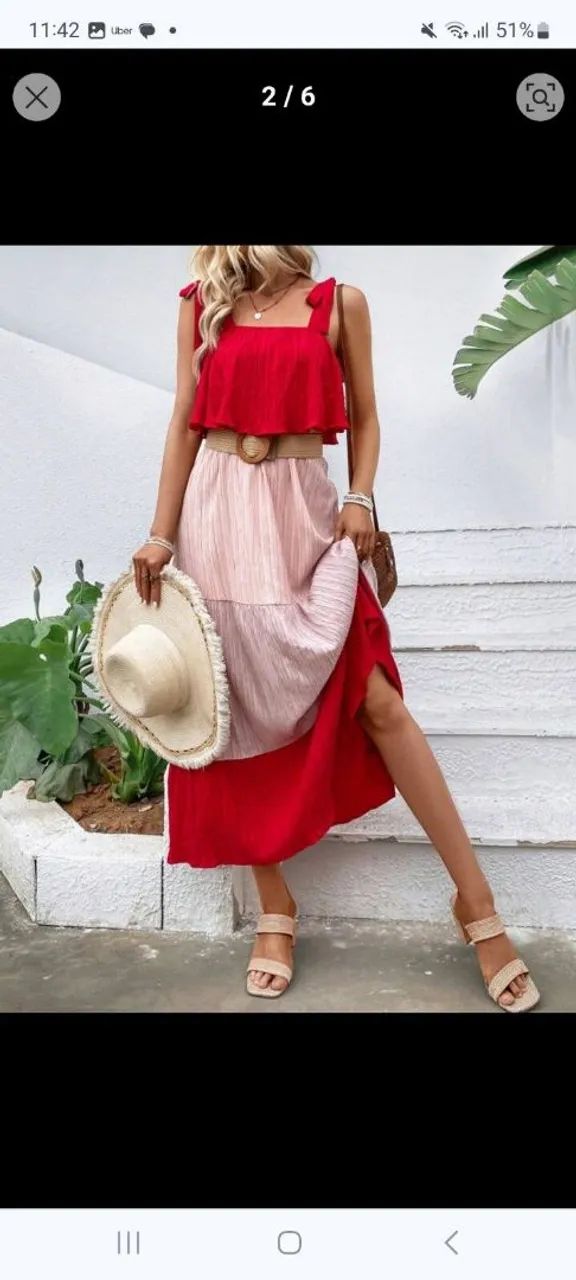 Vestido vermelho - Foto 3