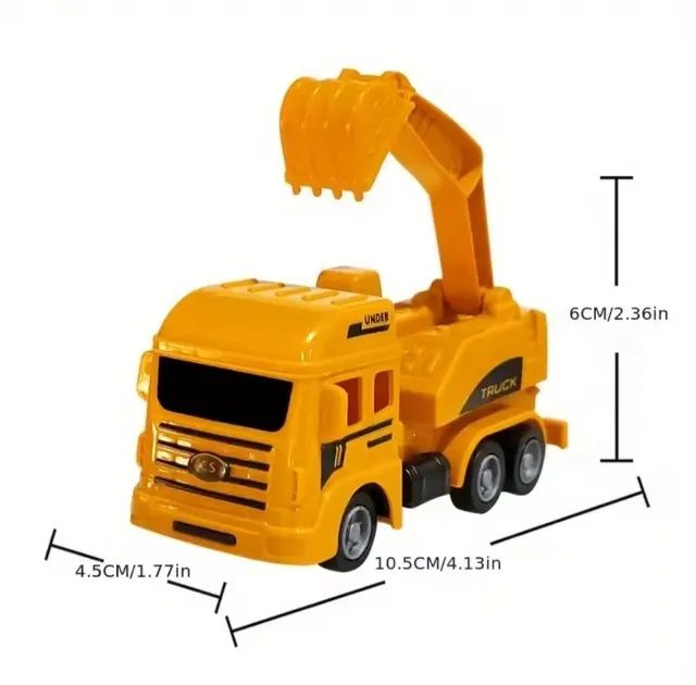 Kit Construção com caminhões e placas de sinalização - Foto 4