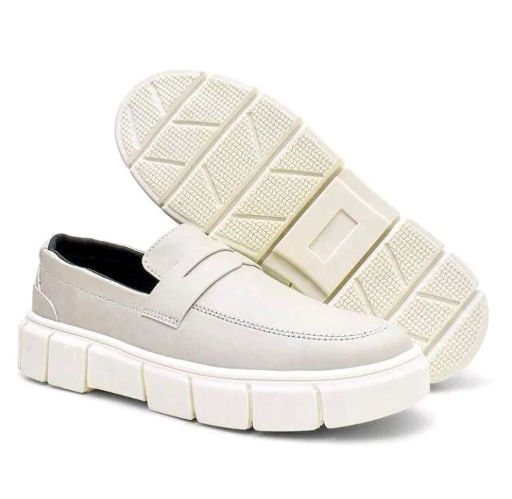 Kit mocassins masculino  slip on com cinto,carteira e relógio  - Foto 4