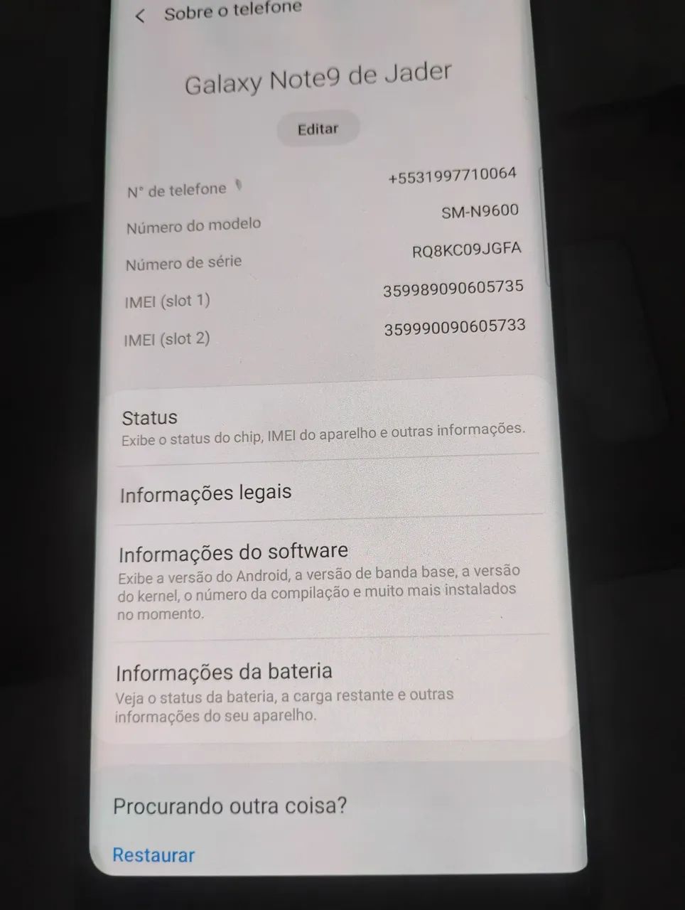 Celular Samsung note 9 - Foto 3