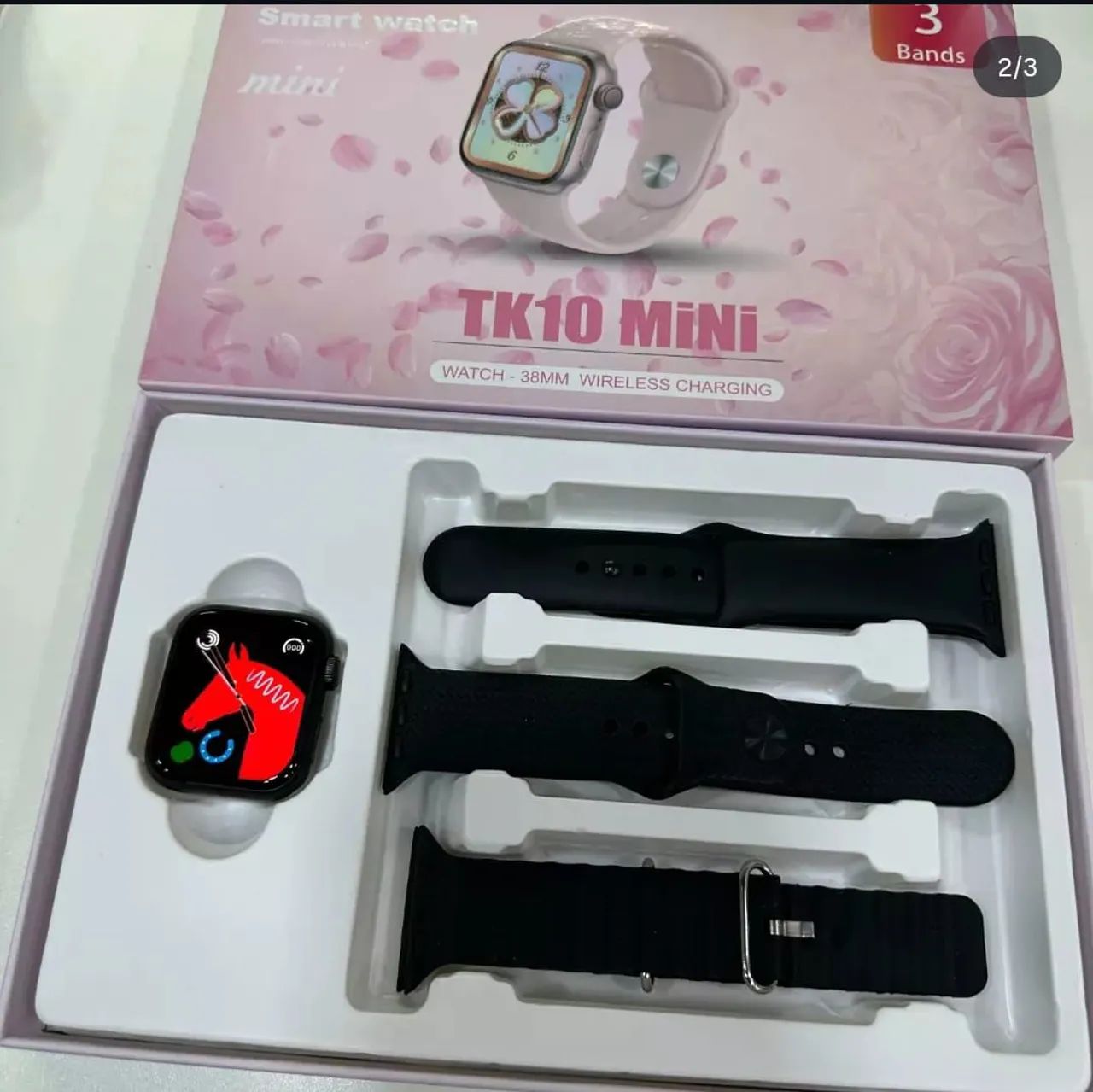Smartwatch TK10 MINI + Fone Bluetooth - Foto 2