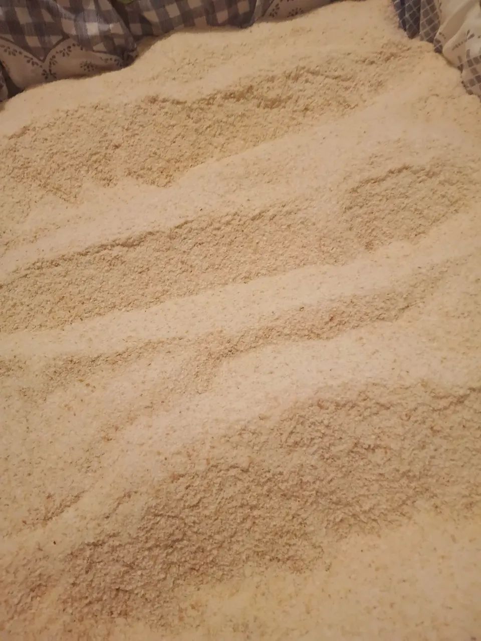 Farinha de rosa caseira 