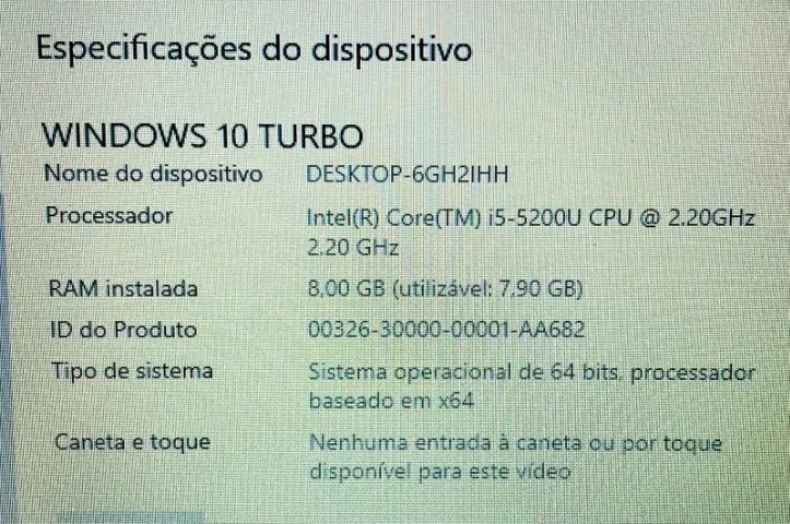 Notebook Samsung NP270E5K I5 5200U 8GB HD 1T - Foto 3