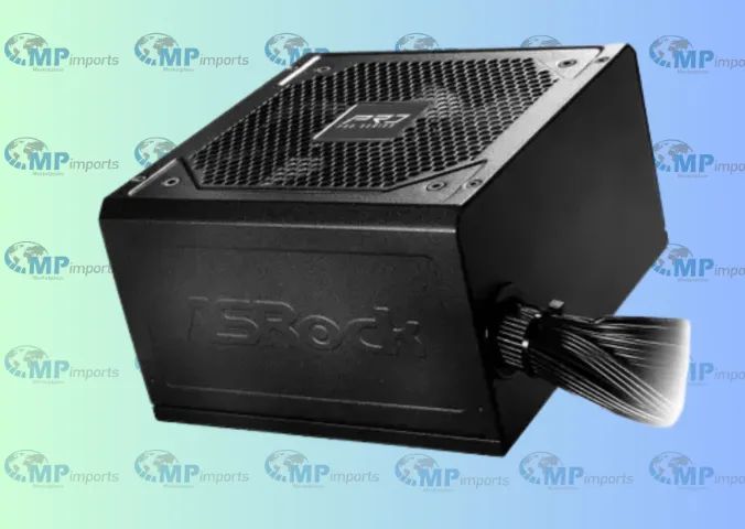 Loja MP Imports: Fonte ASRock Pro, 750W, 80 Plus Bronze, ATX 3.1, PCIe 5.1, PFC Ativo, Pre - Foto 3