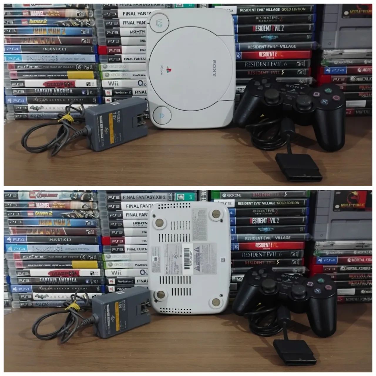 Playstation 1 com leitor funcionando
