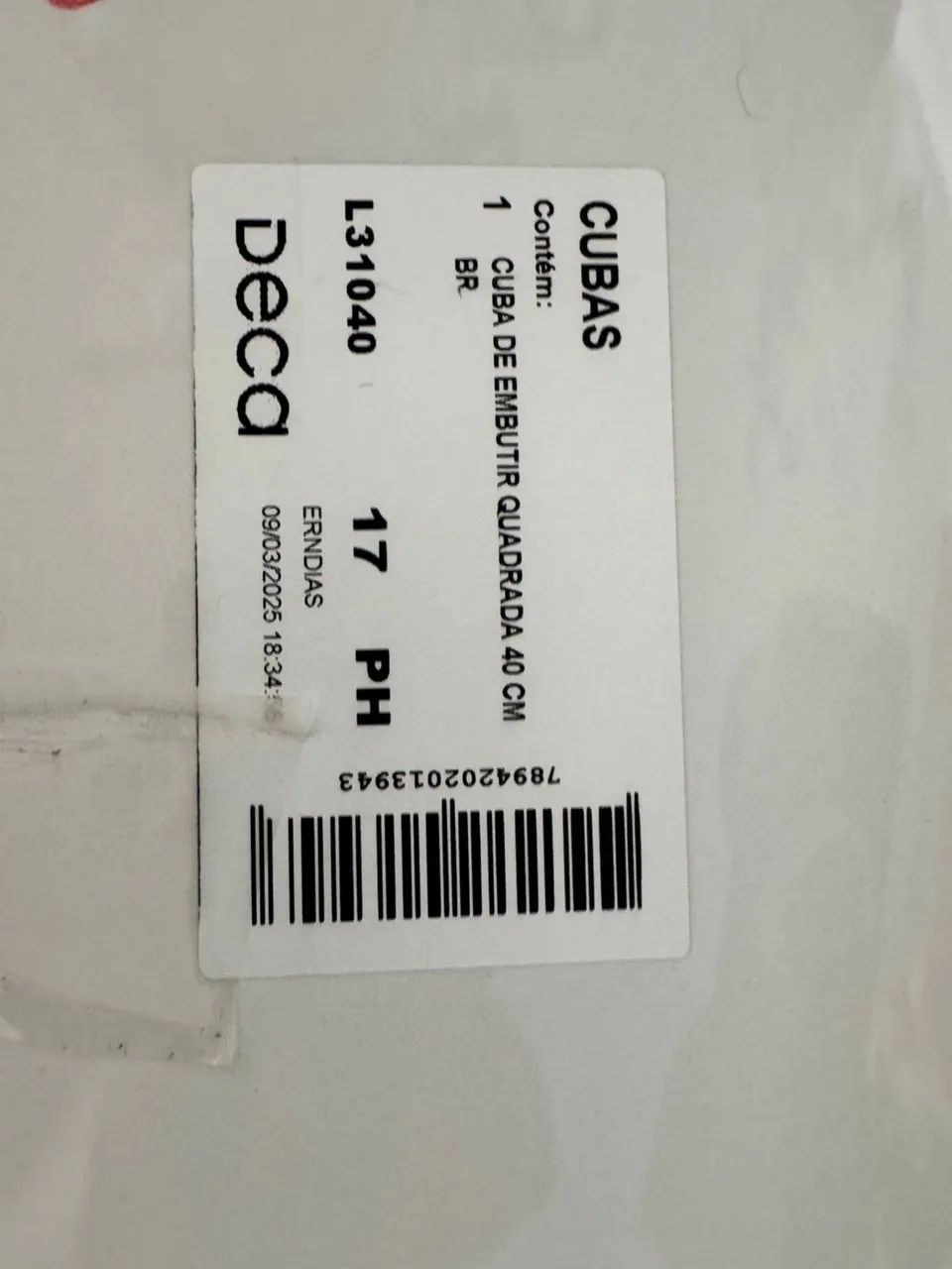 Cuba DECA de Embutir modelo Slim65204299466242122