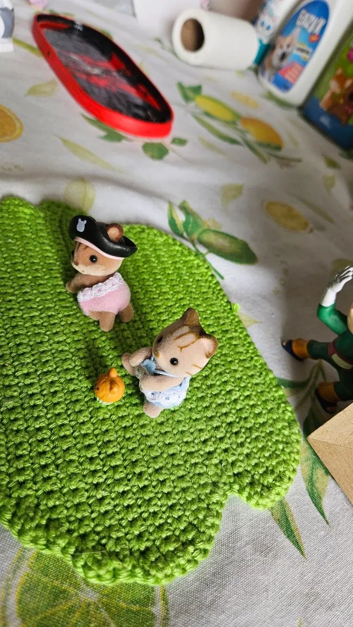 Sylvanian families esquilo e gato bebê  - Foto 3