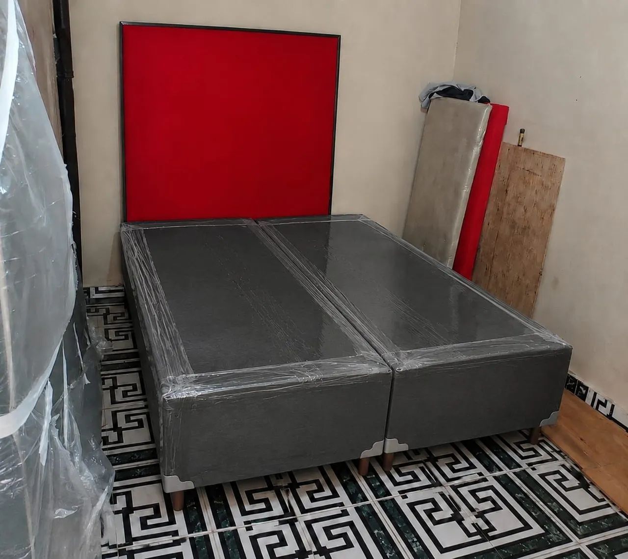 Base de cama box bipartida-nova - Foto 4