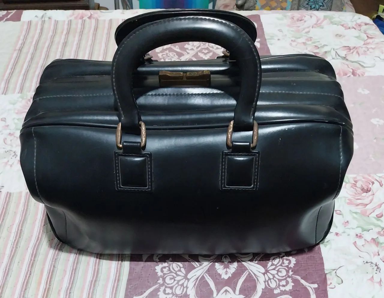 MALETA VINTAGE AZUL MARINHO