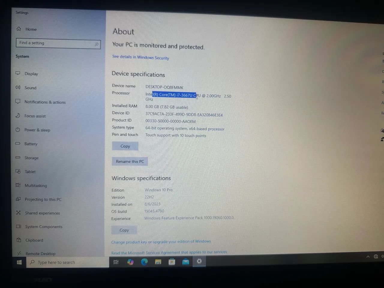 Notebook Lenovo i7 3geracao Carbon X1 SSD - Foto 2