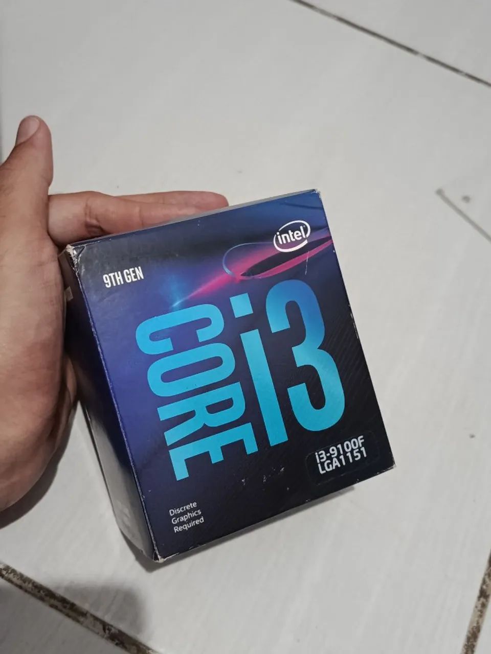 Processador Intel i3-9100F 9ª Geração