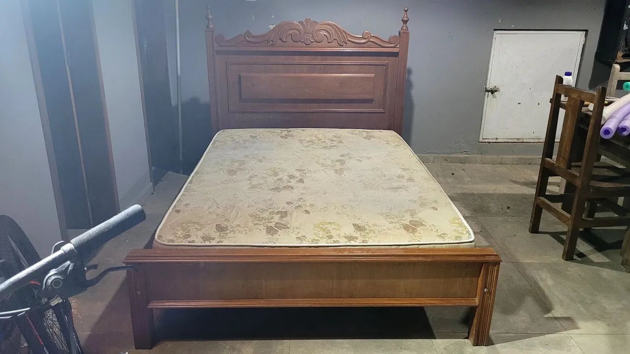 Cama de casal madeira  - Foto 4