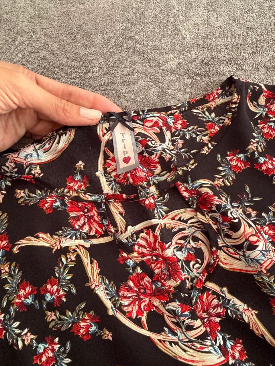 Blusa de manga longa tecido crepe - Foto 4