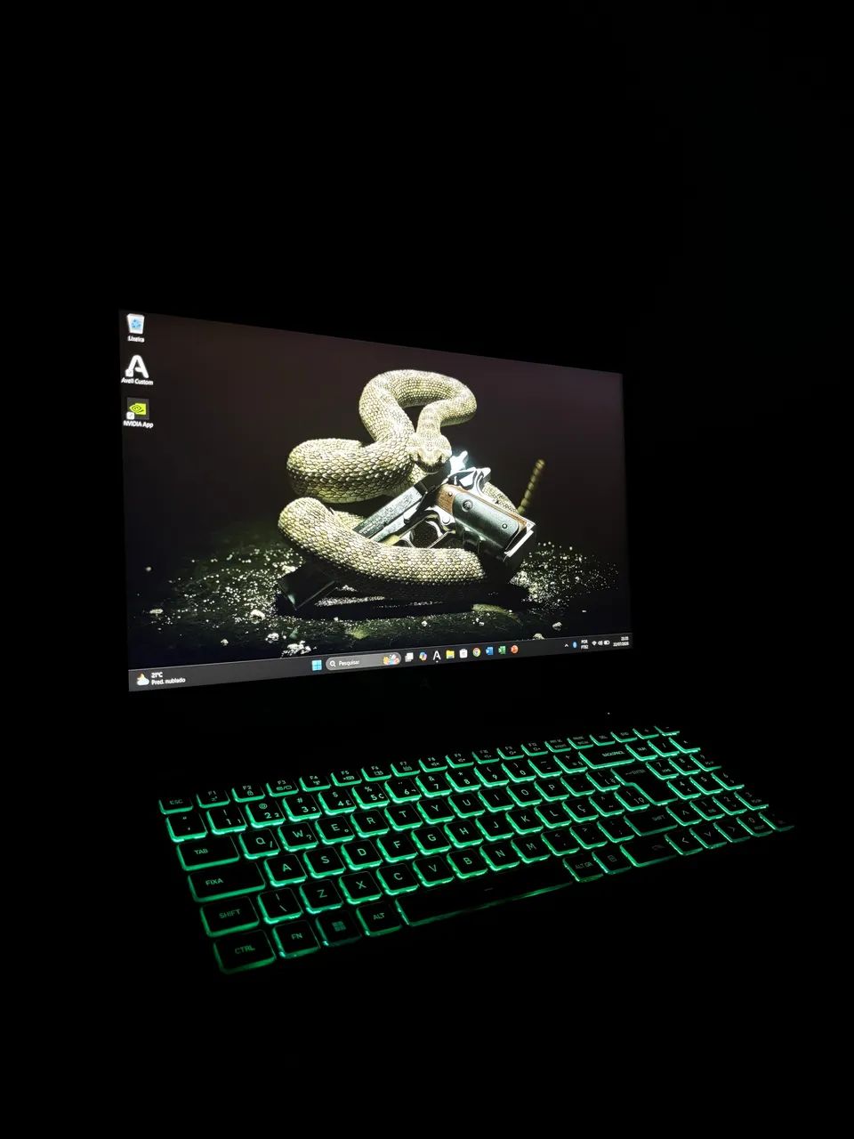 Notebook AVELL I7 12TH 32GB RAM DDR4 SSD NVME 512GB RTX 3050 GDDR6 TELA 144Hz  - Foto 2