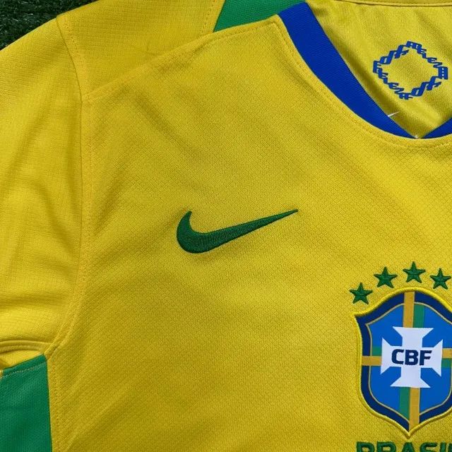 Camisa do Brasil Masculina Amarela 2025 - Foto 4