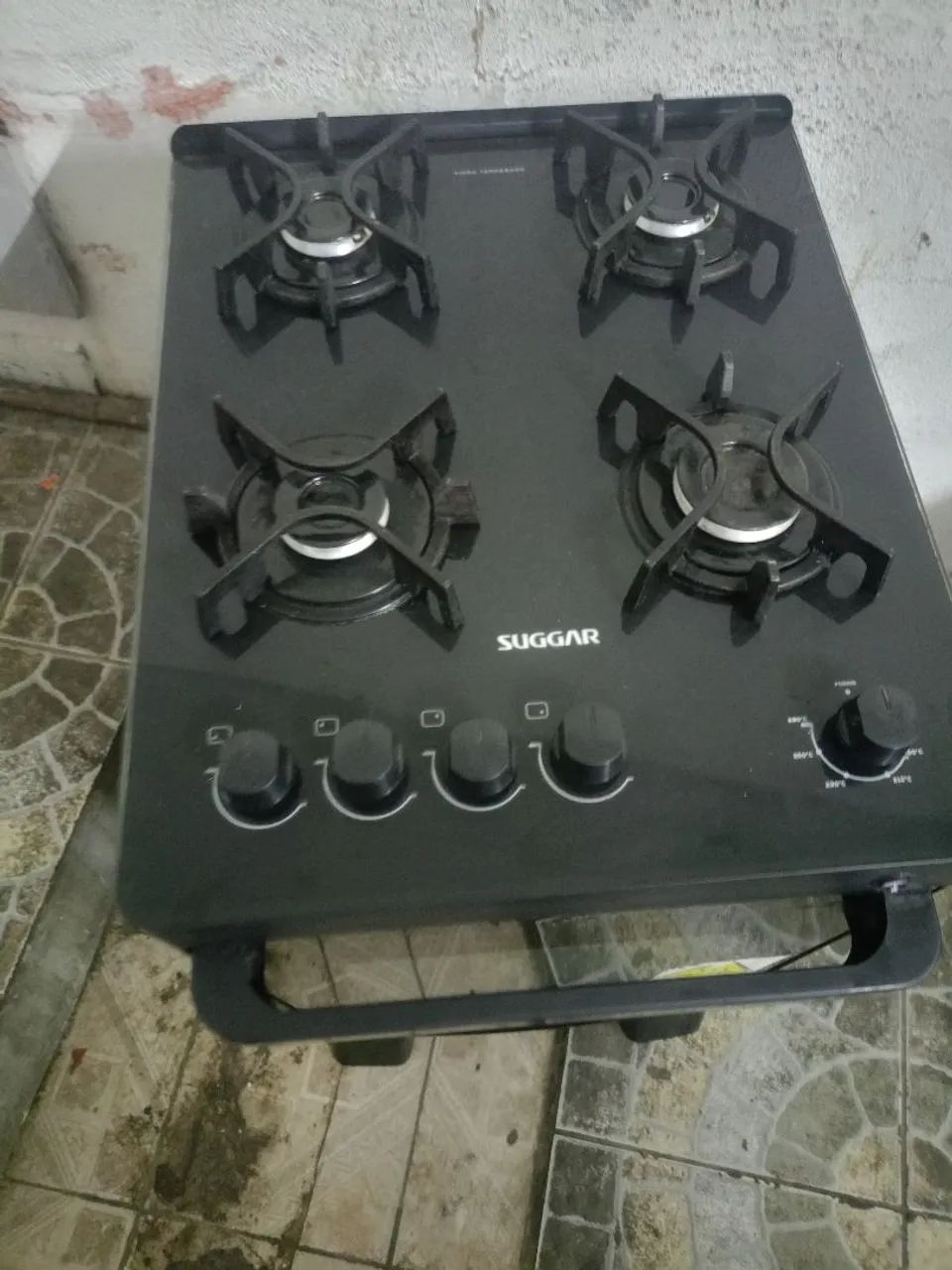 Fogão suggar mesa de vidro excelente funcionando perfeitamente  - Foto 5