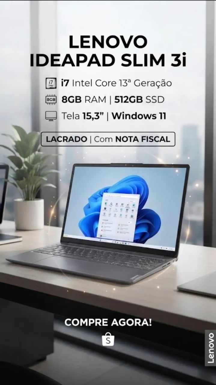 (LACRADO) Lenovo Ideapad Slim | Core I7 | 512GB 