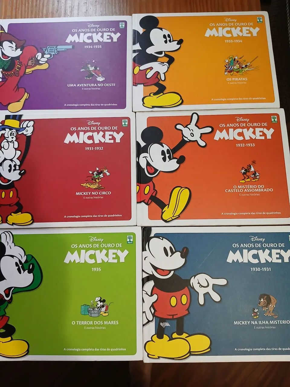 Os anos de ouro de Mickey editora Abril 14 volumes - Foto 2