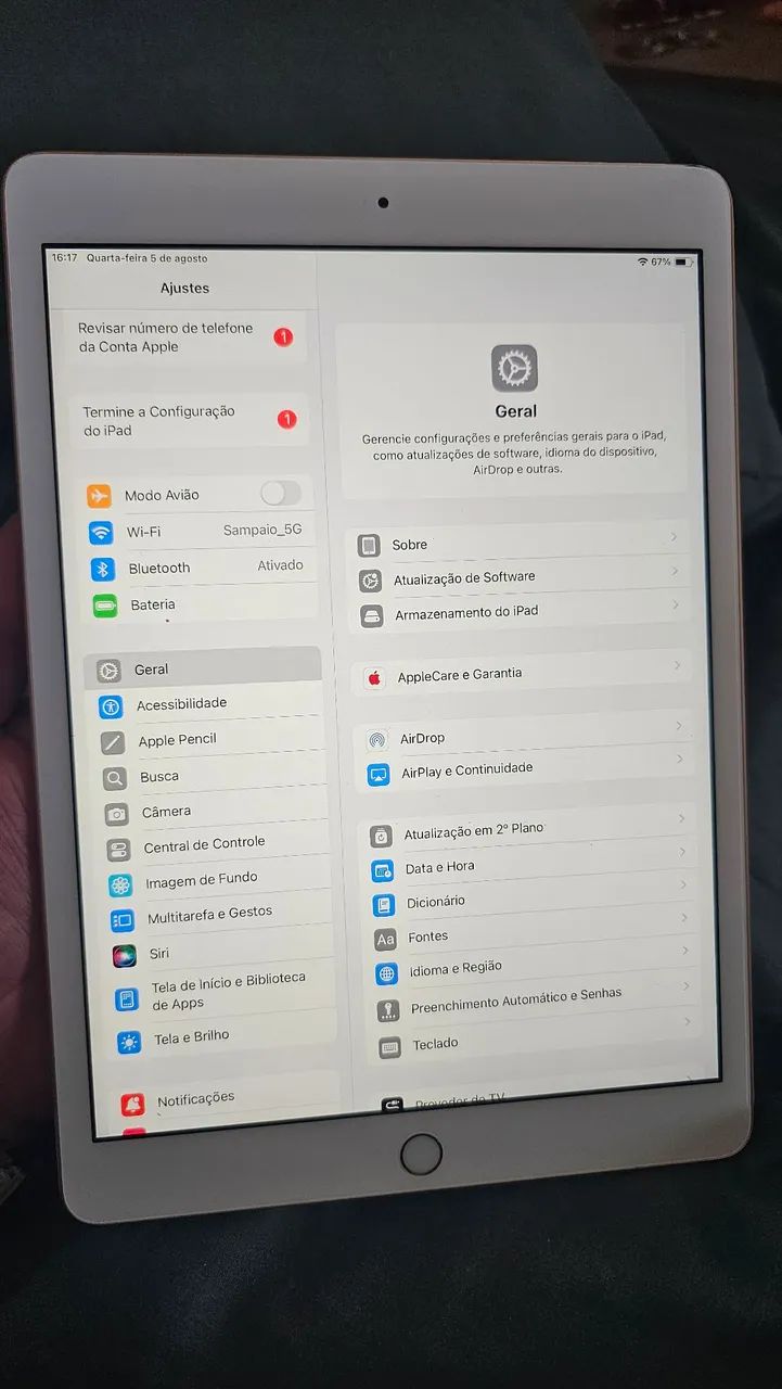 Ipad 7 geracao pink gold 32 gb sem detalhes