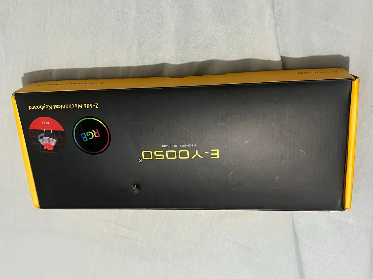 teclado mecanico e-yooso z686 switch vermelho com 68 teclas - Foto 4