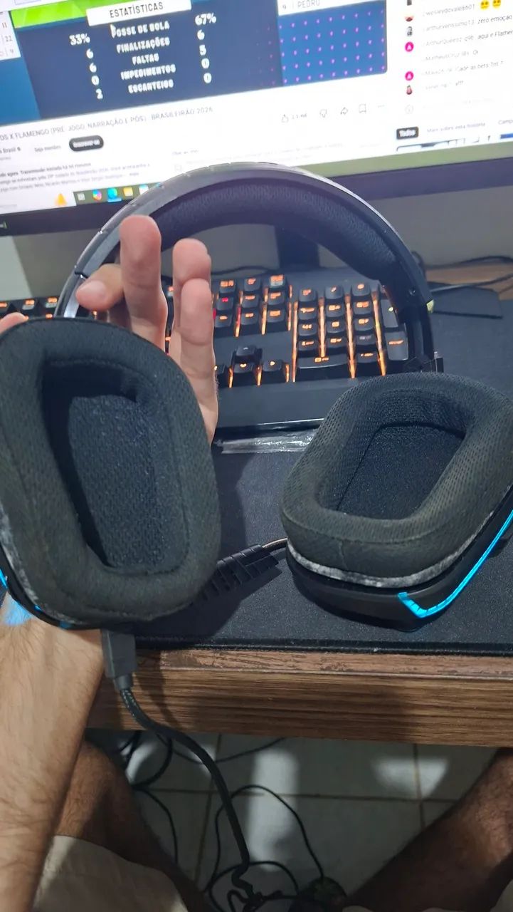 headset logitech g633 - Foto 2