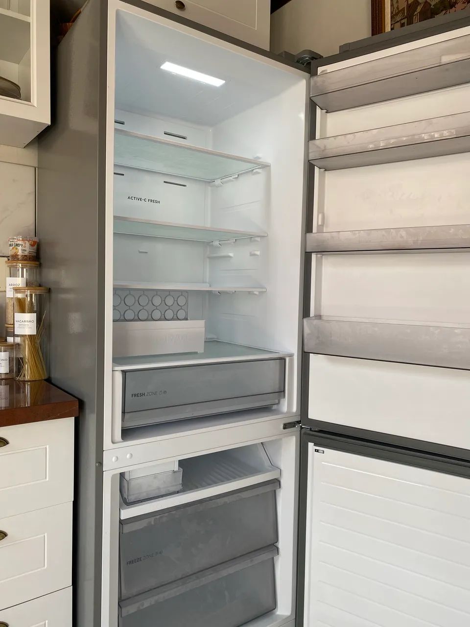 Geladeira Inox Midea inverse 416L  - Foto 3