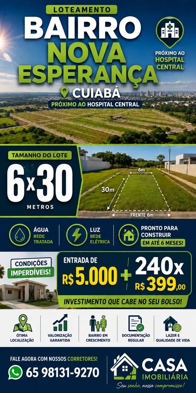 Lote parcelado 