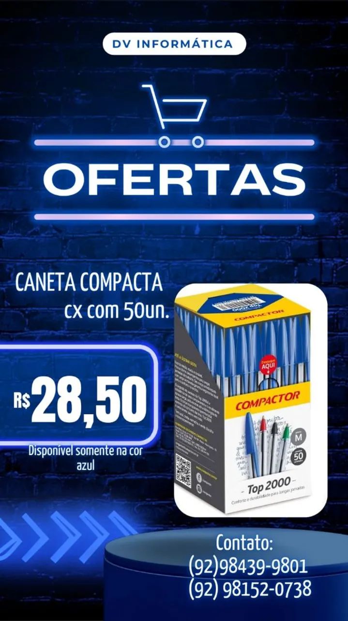 Compact Pen Box of 50